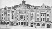 nur noch Erinnerung: das Operettentheater in Chemnitz im Jugendstil 1902 erbaut, bei Bombenangriff 1945 zerstört