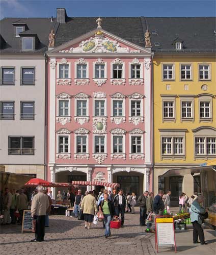 Barockfassade am Markt von Chemnitz
