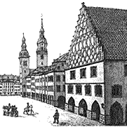 Das Chemnitzer Gewandhaus wurde 1826 abgerissen