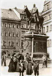 Kaiser Wilhelm hat am Markt Chemnitz nichts mehr zu melden
